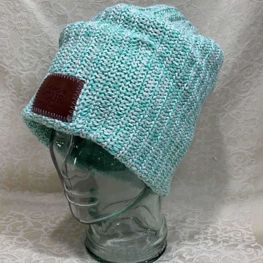 Love Your Melon Green Mint Chip Slouchy Beanie